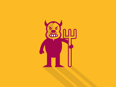 Sparky asu college illlustration mascot sparky sports