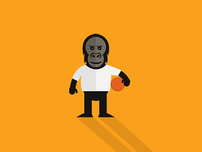 The Suns Gorilla basketball gorilla illustration mascot nba phoenix suns