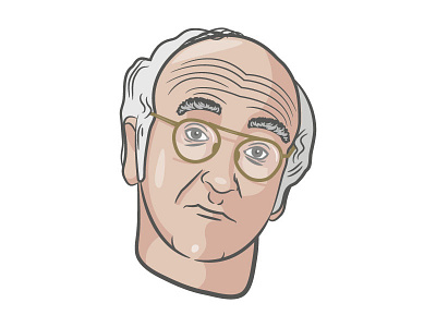 Larry David curb your enthusiasm illustration larry david portrait