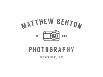 Matthew Benton Photography camera logo phoenix photography