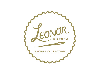 Logo design for Fashion Designer Leonor Aispuro.