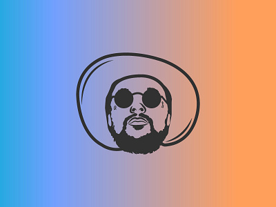 Schoolboy Q blank face groovy q illustration portrait schoolboy q