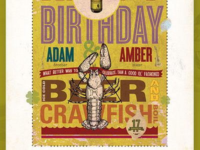 Crawfish Boil Birthday Party beer birthday boil crawfish