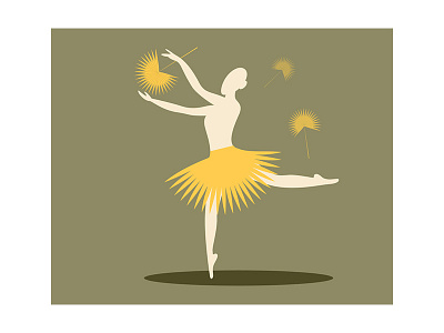 Leaf dancer 2 2017 dance illustrations leaves