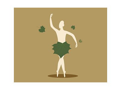 Leaf dancer 4 2017 dance illustrations leaves