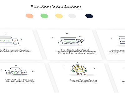 function Introduction Illustration animation art color design flat gif graphics illustration opening twist vector