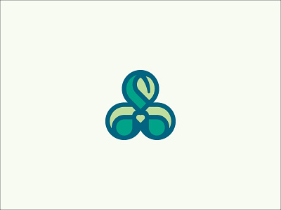 Botanica Logomark botanical brand flower identity logo logomark organic plant