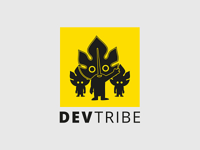 Dev Tribe illsutration logo tribe
