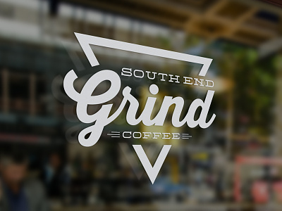 South End Grind Coffee coffee logo vintage