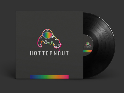 Hotternaut astronaut logo music space