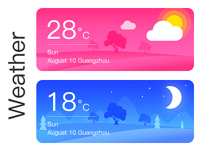 WEATHER ILLUSTRATION-01 app ui 图标