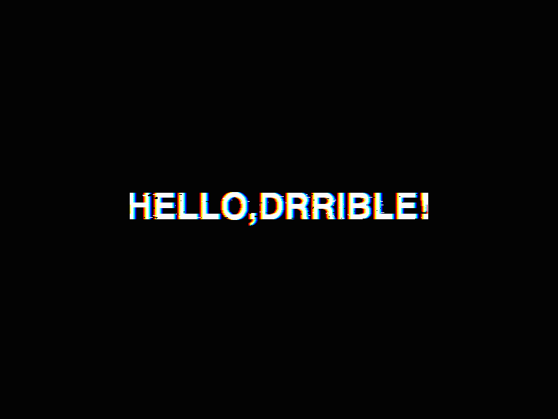 Helllo,Dribble！