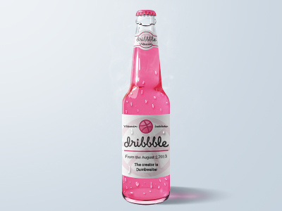 Dribbble let us drink a toast!