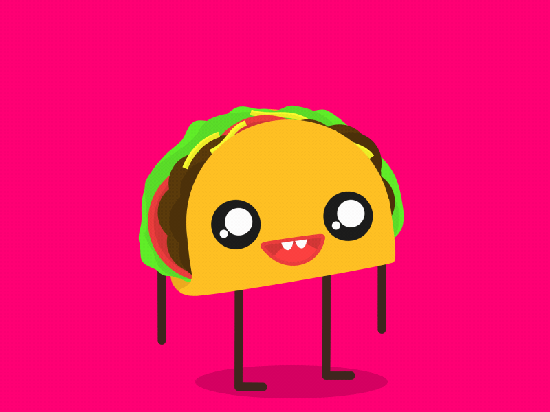 Taco & Pea character animation motion design motion graphics taco