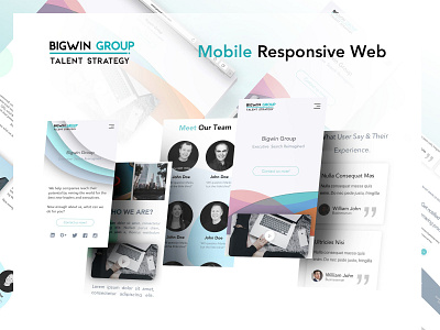 Bigwin web and mobile branding design illustration intelligence interface product typography ui ux website