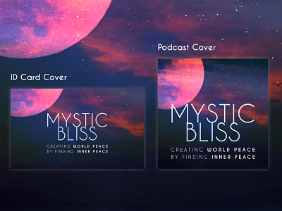 Mystic Bliss Podcast cover branding cover cover artwork cover design design design art illustration logo podcast product