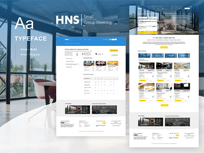 HNS Small Group Meeting branding design illustration indonesia interface logo product ui ux website website concept