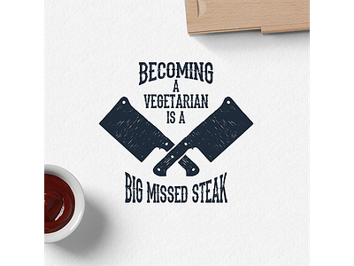 Becoming a vegetarian is a big missed steak