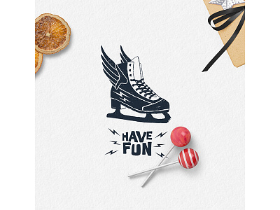 Have Fun! adventure badge camping design double explore exposure grunge logo typography vintage wanderlust