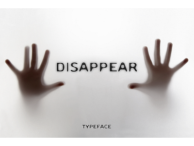 Disappear font