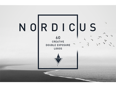 Nordicus. 60 Creative Logos adventure badges creativemarket double exposure grunge hand drawn hipster logo travel trend vintage wandelust