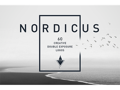 Nordicus. 60 Creative Logos adventure badges creativemarket double exposure grunge hand drawn hipster logo travel trend vintage wandelust