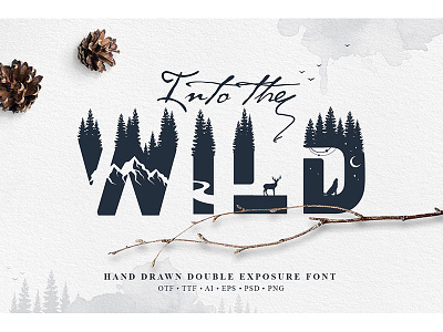Into The Wild. Font