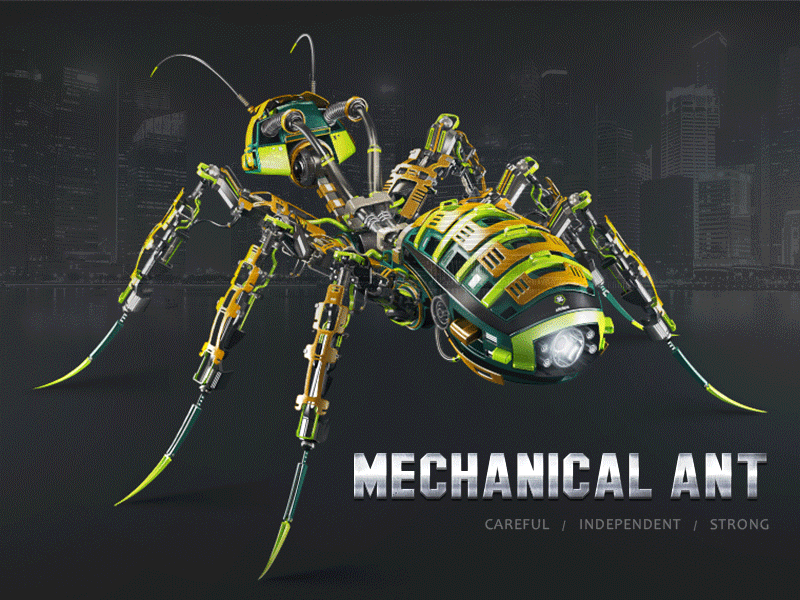 Mechanical Ant Icon ant icon mechanical 图标 蚂蚁 超写实