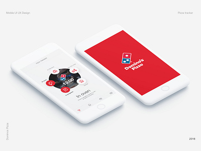 Domino's Pizza ui design 2018 app app design design mobile app pizza