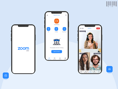 Zoom Redesign adobe xd app design redesign ui ux zoom