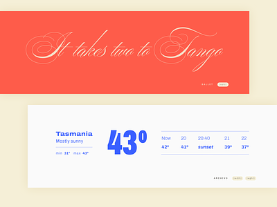 Variable fonts. Website layout design minimal typography ui variable fonts website