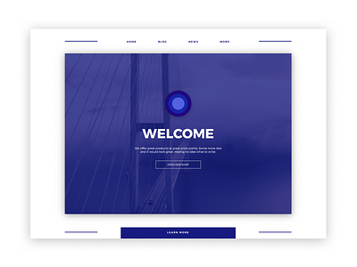 Bridges - Concept landing screen desktop home landing realestate web webdesign website