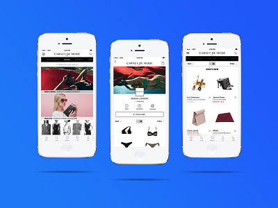 Carnetdemode011 e commerce fashion mobile app ux ui design web design