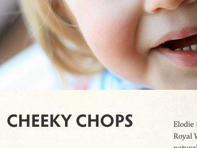Cheeky Chops blog escapecrate photo page