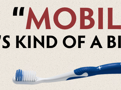 Slides fridge mobile powerpoint responsive design slide toothbrush