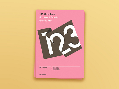 123 graphic design illustrator indesign layout design print design typography