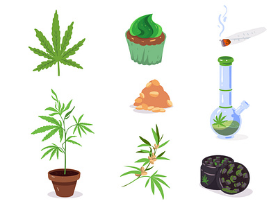 Set cannabis stuff