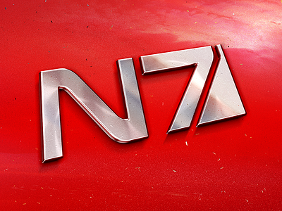 N7 2d 3d decal gaming mass effect photoshop videogames