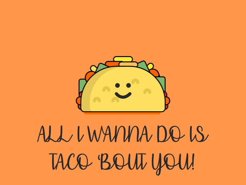 Taco 2d animation cute design food graphic motion taco