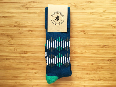Wealthfront Socks brand branding company swag finance pattern recruiting socks startup startup swag swag wealthfront