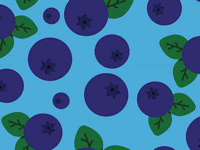 Blueberry 30daychallenge blueberry design fruit illustration pattern vector