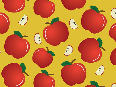 Apple 30daychallenge apple design fruit illustration pattern vector