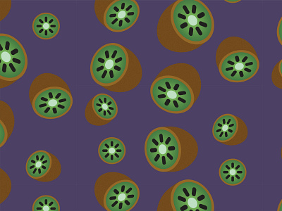 Kiwi 30daychallenge fruit graphic design illustration kiwi kiwifruit pattern vector