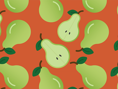 Pear 30daychallenge design fruit illustration pattern pear vector