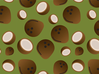 Coconut 30daychallenge coconut fruit graphic design illustration pattern vector