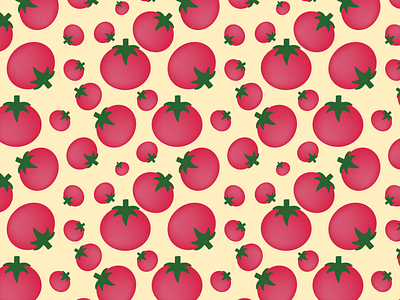 Tomato 30daychallenge fruit graphic design illustration pattern vector