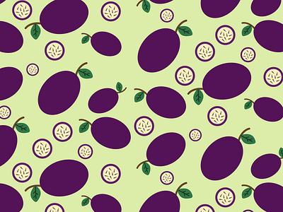 Passion fruit 30daychallenge design fruit graphic design illustration pattern vector