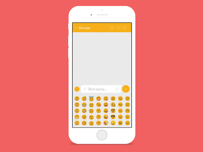 Emoji Keyboard animation emoji set graphic design illustration ui