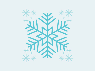 Snowflake cold graphic design holiday illustration snow flake