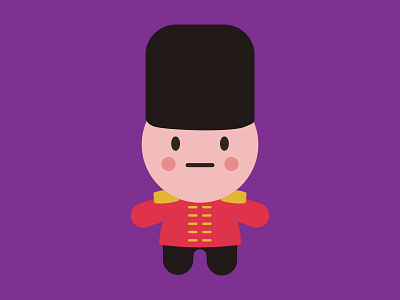 March of the toy soldier graphic design holiday season illustration march of the toy soldiers the nutcracker vector